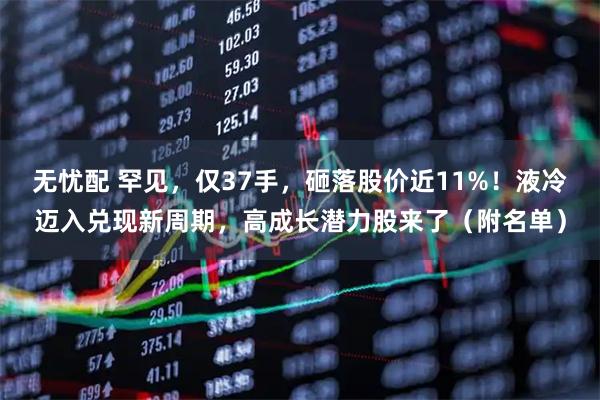 无忧配 罕见，仅37手，砸落股价近11%！液冷迈入兑现新周期，高成长潜力股来了（附名单）